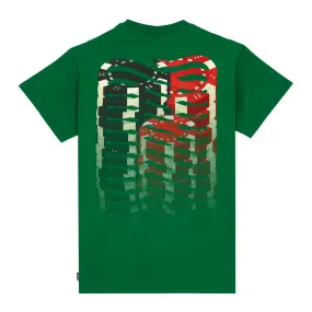 T-shirt Uomo Propaganda Ribs Blind Verde