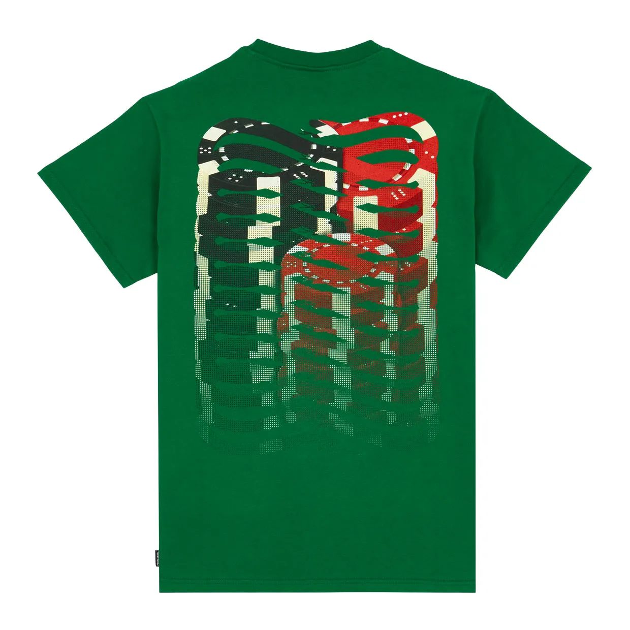 T-shirt Uomo Propaganda Ribs Blind Verde