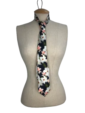 Ted Baker Blue Floral Tie One Size