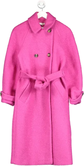 Topshop Pink Oversized Trench Coat UK 8