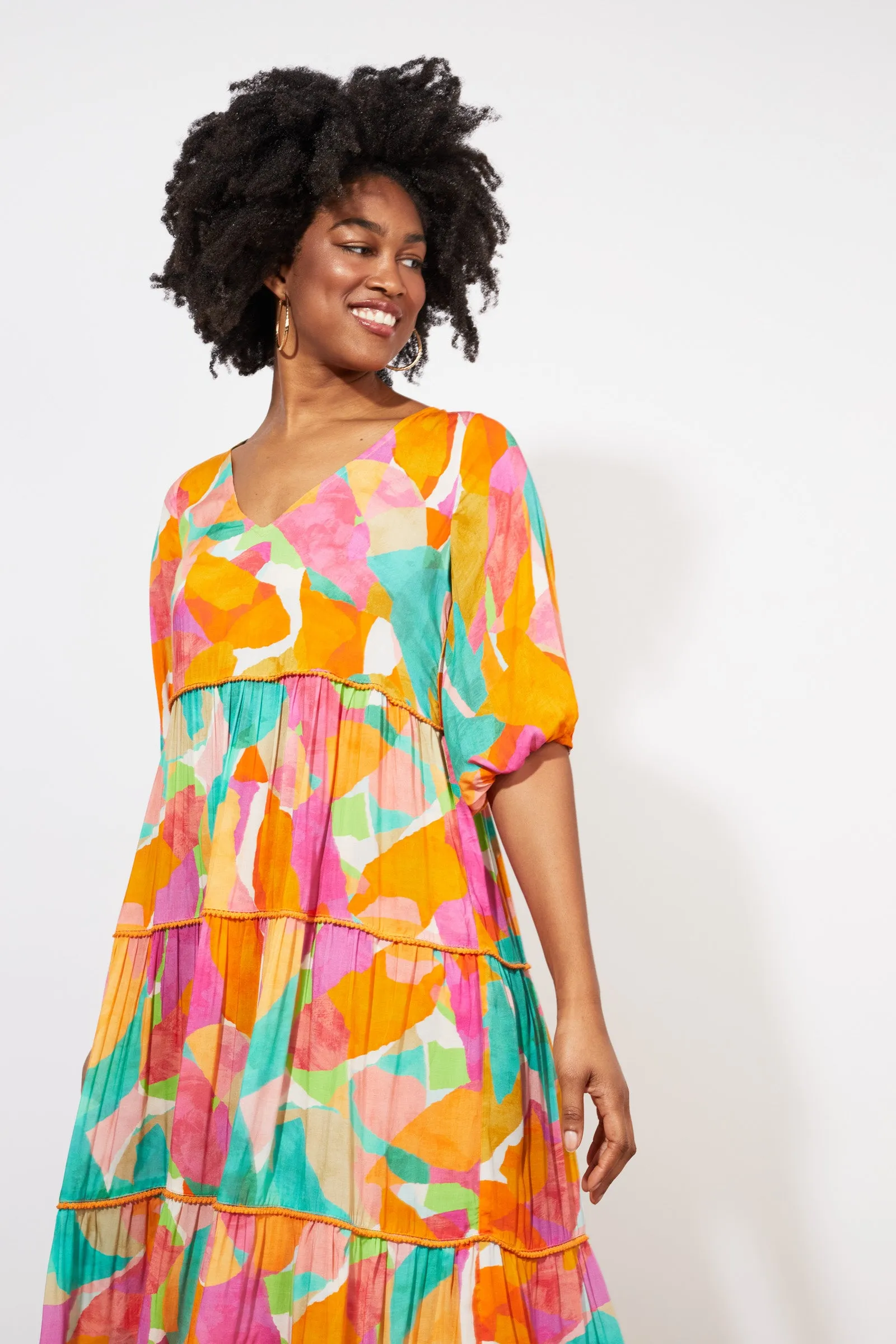 Tropicana Tiered Maxi Dress