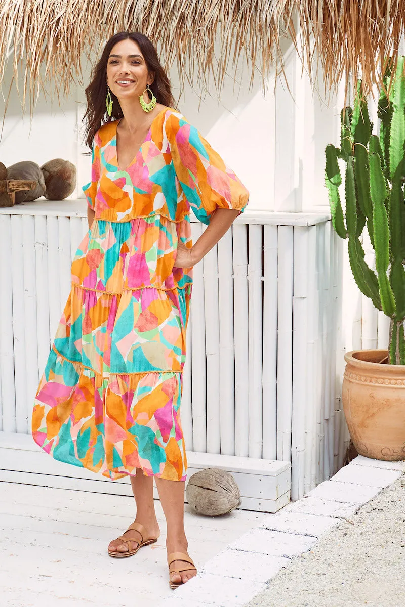 Tropicana Tiered Maxi Dress