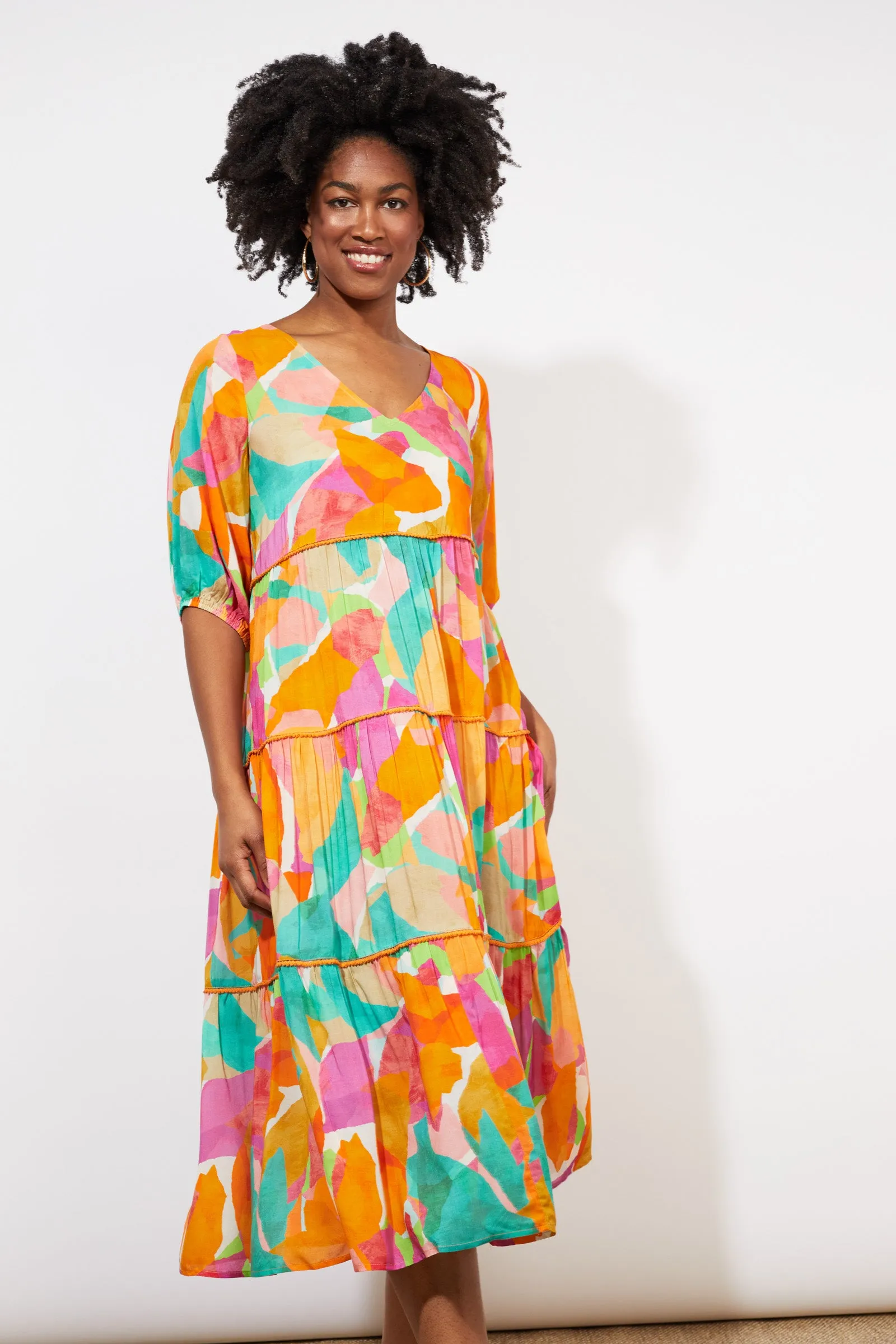 Tropicana Tiered Maxi Dress