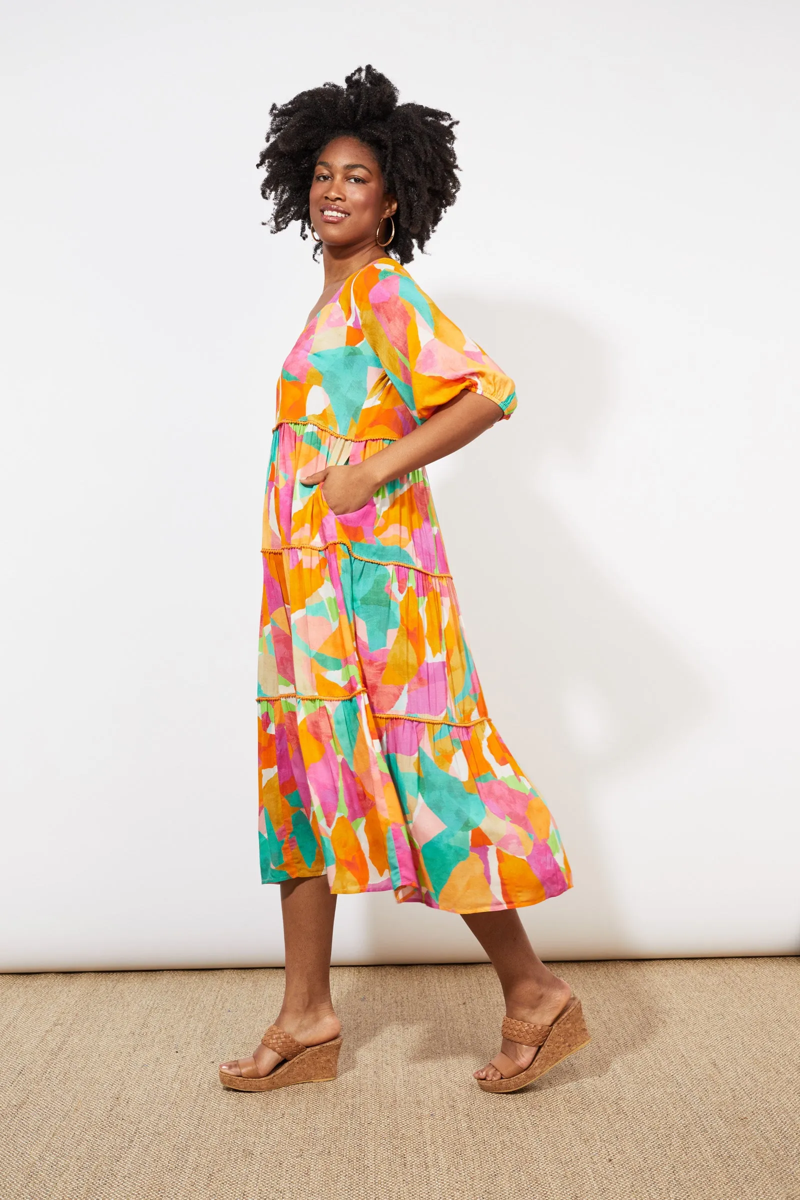 Tropicana Tiered Maxi Dress