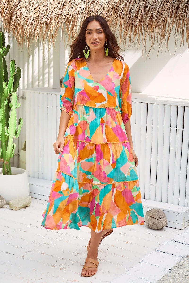 Tropicana Tiered Maxi Dress