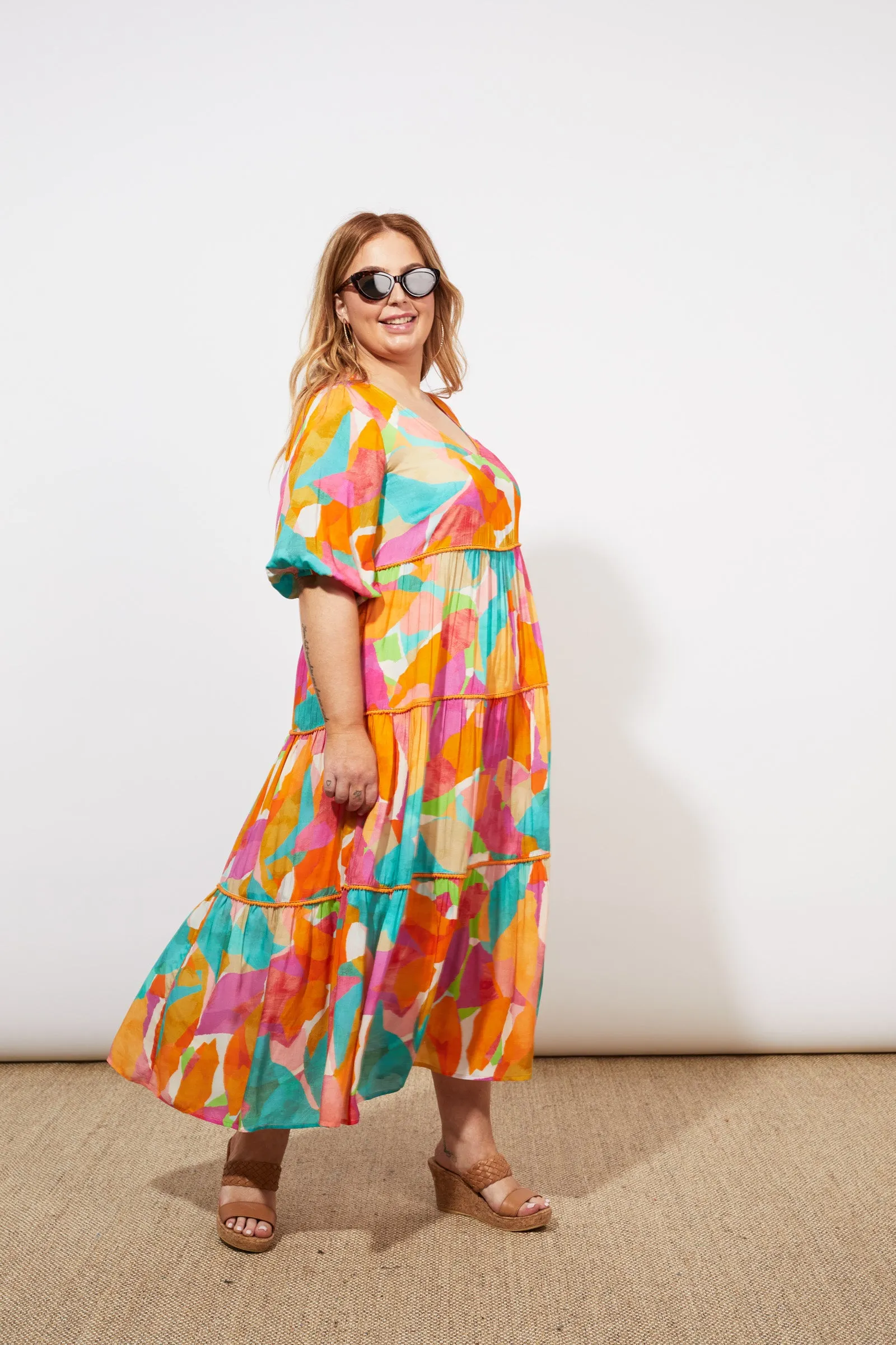 Tropicana Tiered Maxi Dress