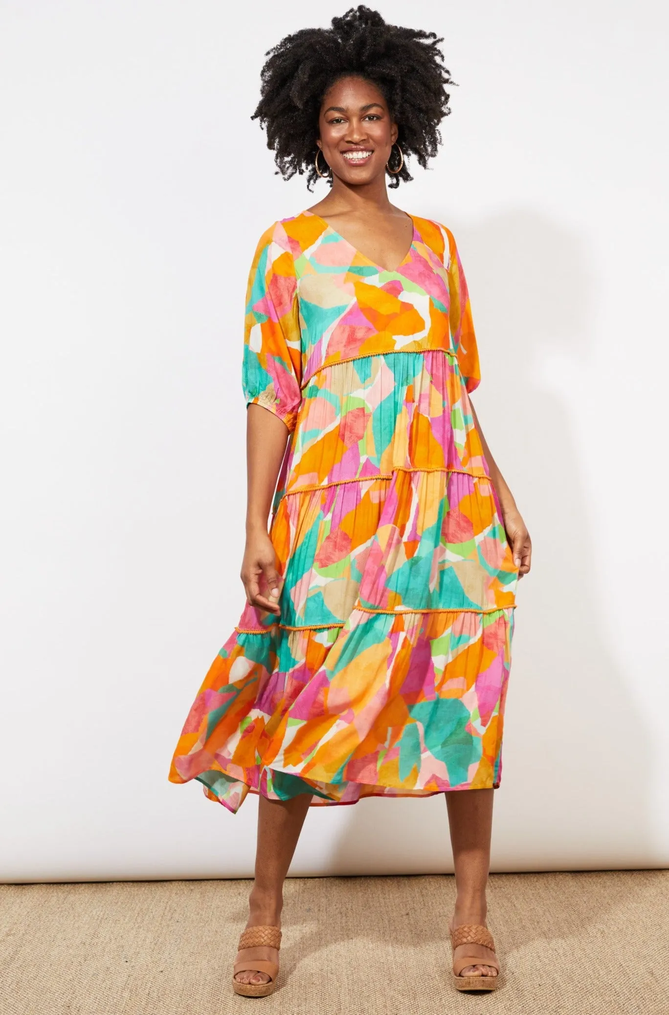 Tropicana Tiered Maxi Dress