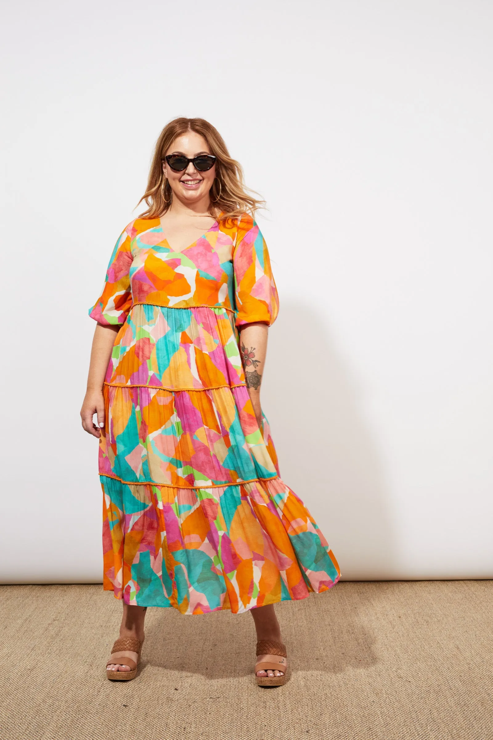 Tropicana Tiered Maxi Dress