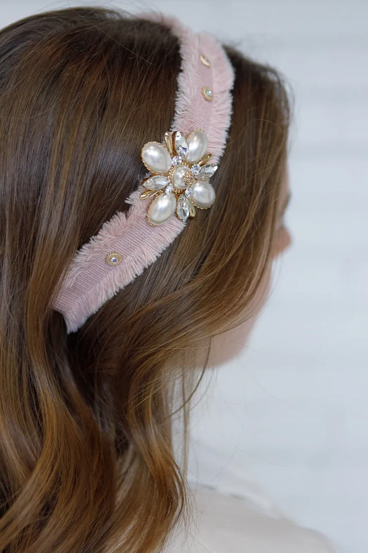 TWEED JEWEL HAIRBAND