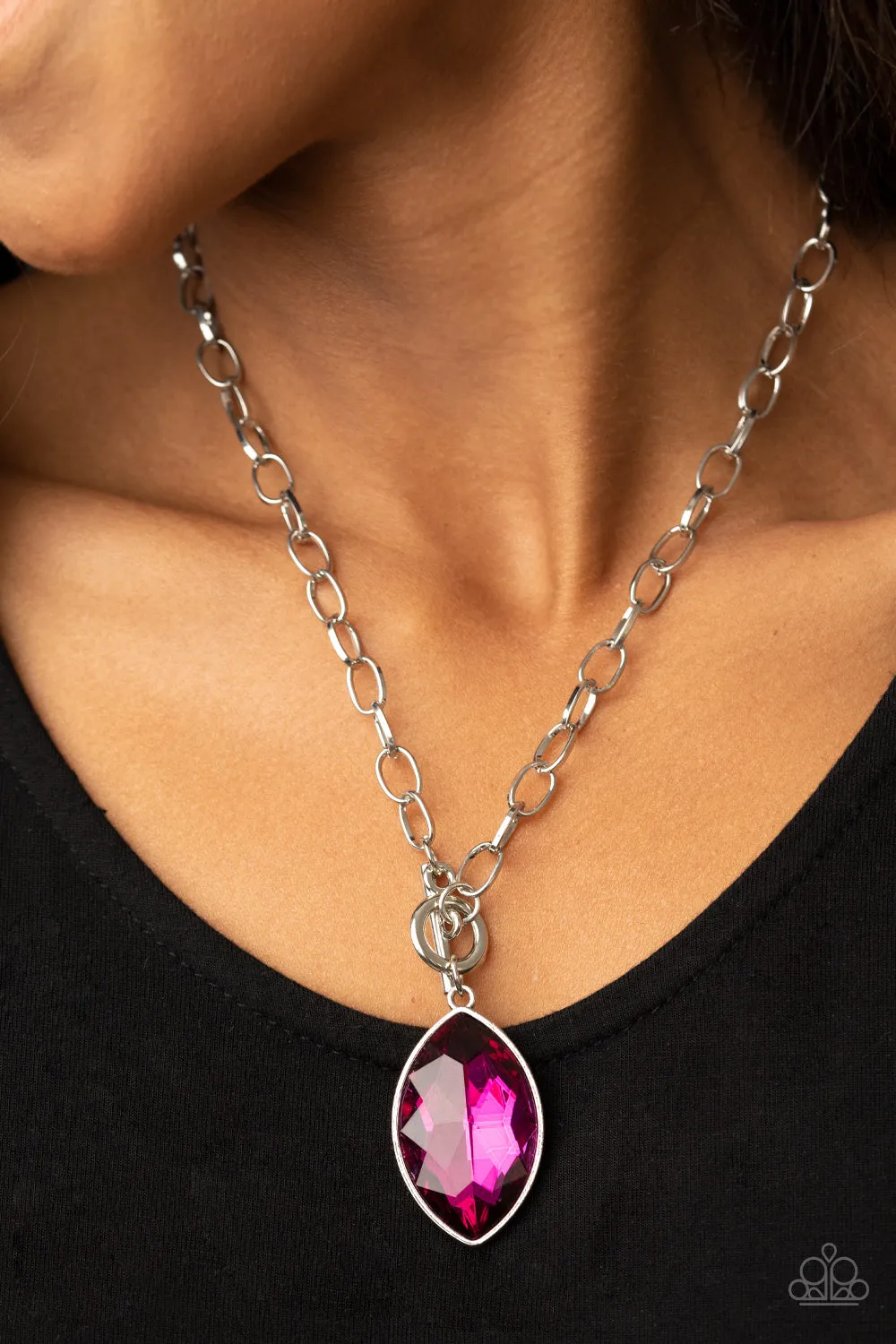 Unlimited Sparkle Pink-Necklace