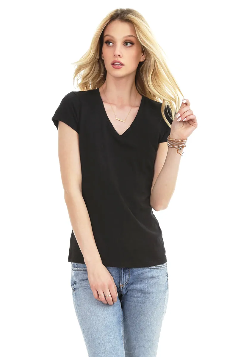 V-Neck Short Sleeve Tee