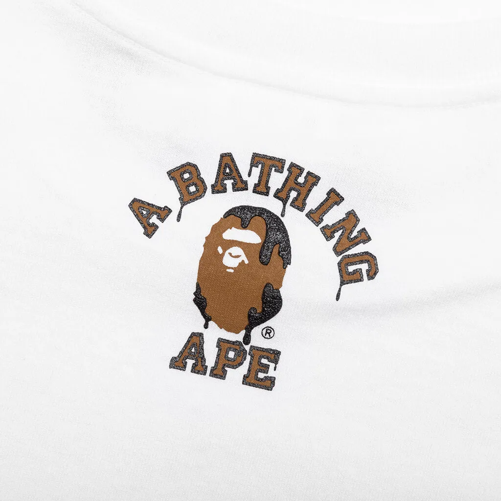 Valentine Chocolate Ape Head Tee - White