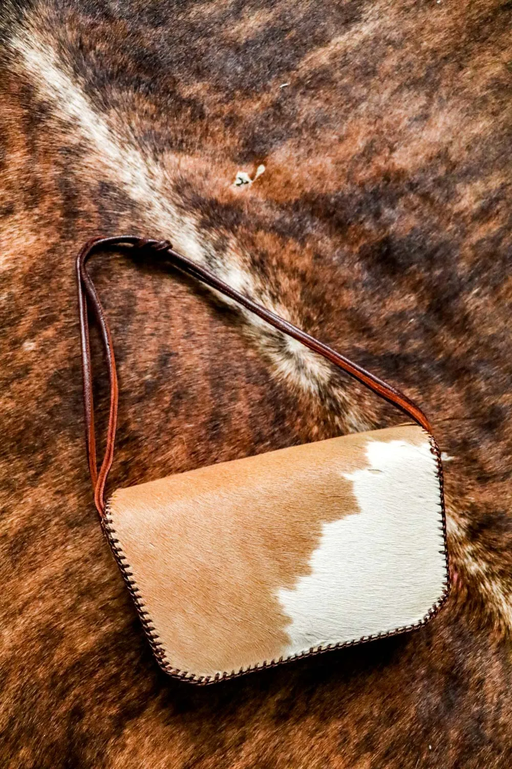 Vintage Cowhide Purse