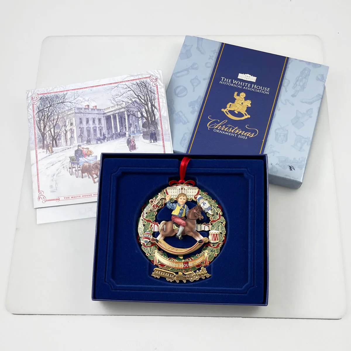 White House Christmas Ornament 2003