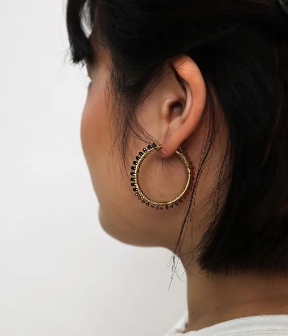 Winslow Gemstone Hoops