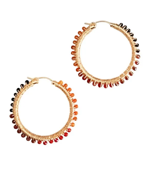 Winslow Gemstone Hoops