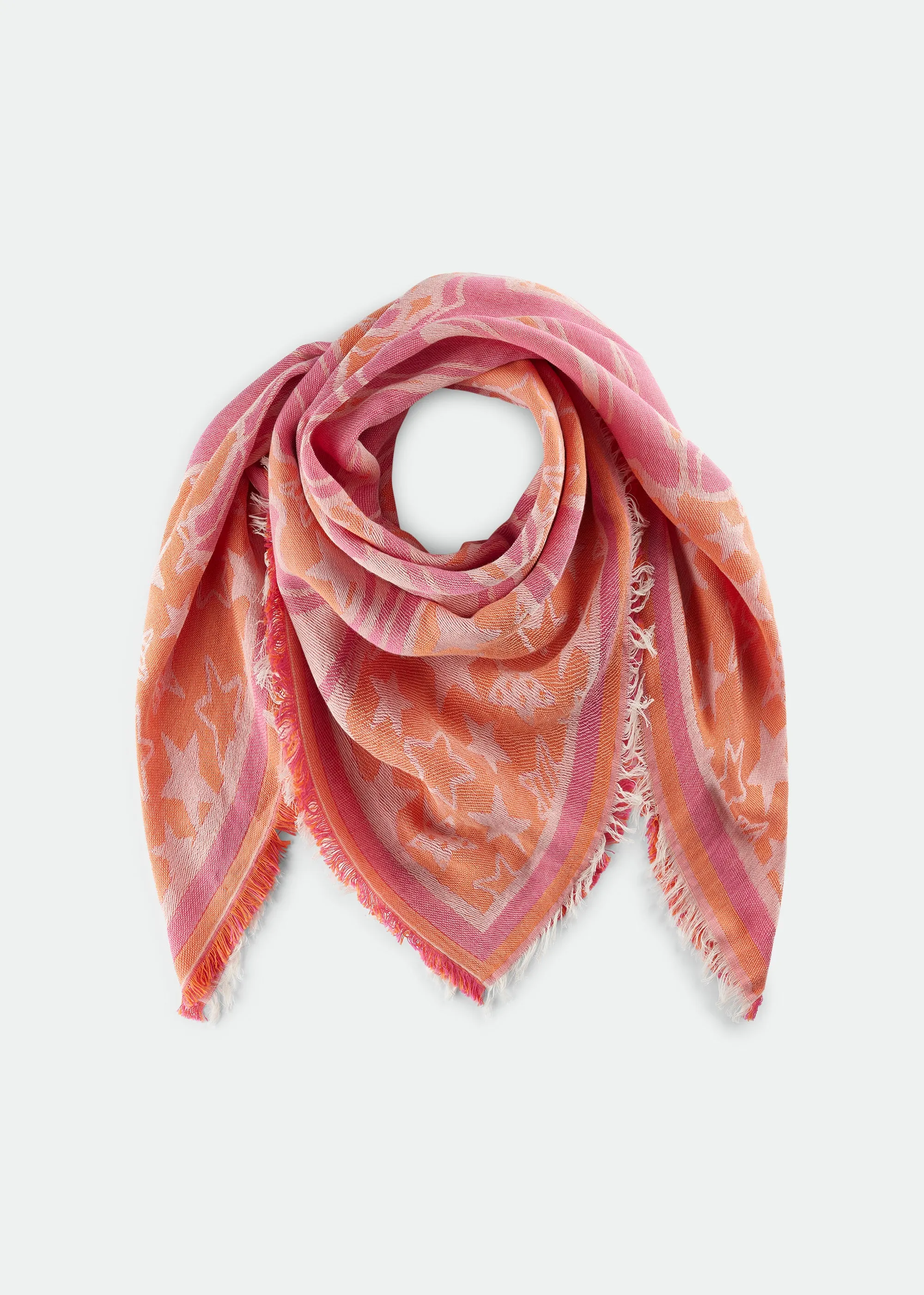 Women's Day Scarf in Red & Orange