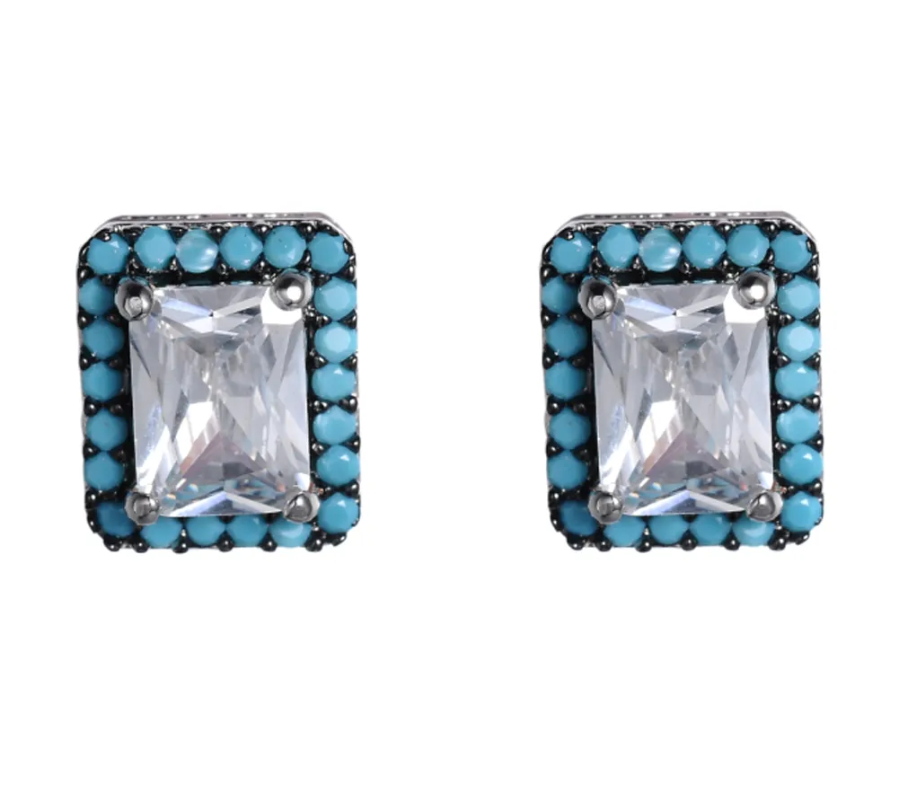 Women's Fashion CZ Stud Earring