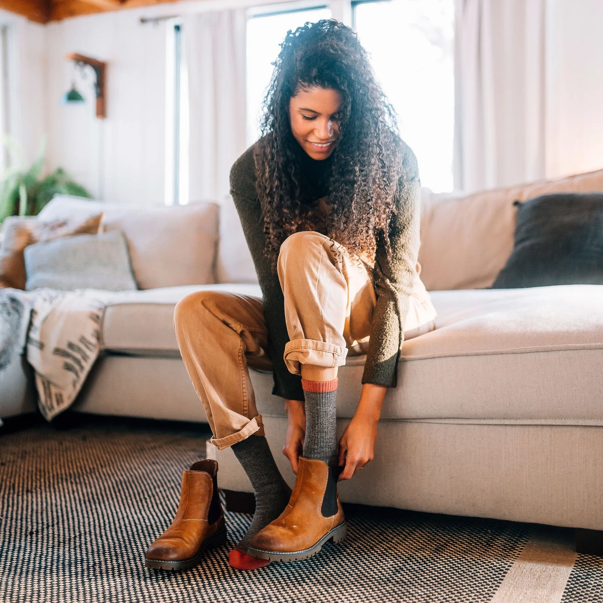 Women's Nomad Boot  Midweight Hiking Sock