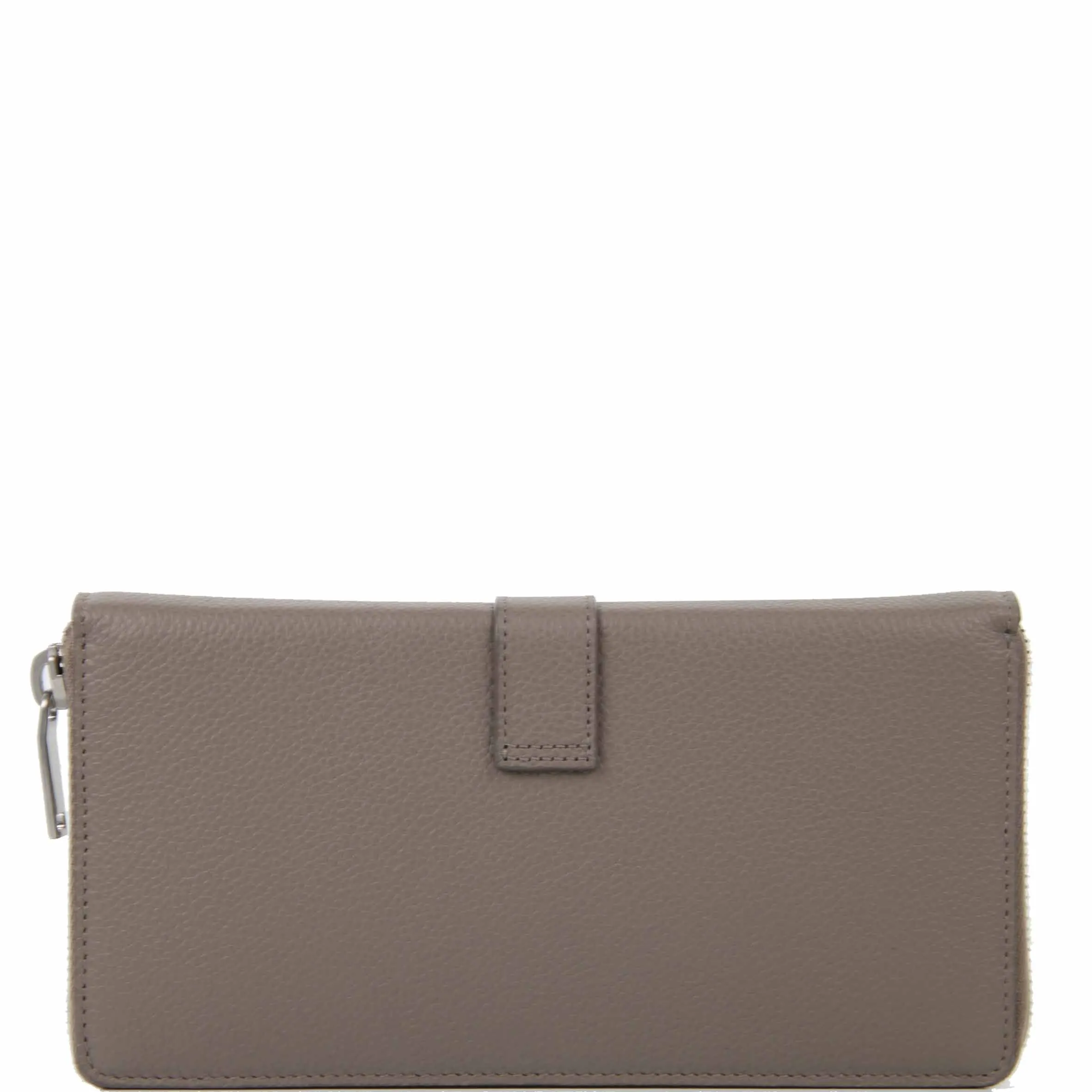 Y-Line Zip Long Wallet, Warm Taupe(S)