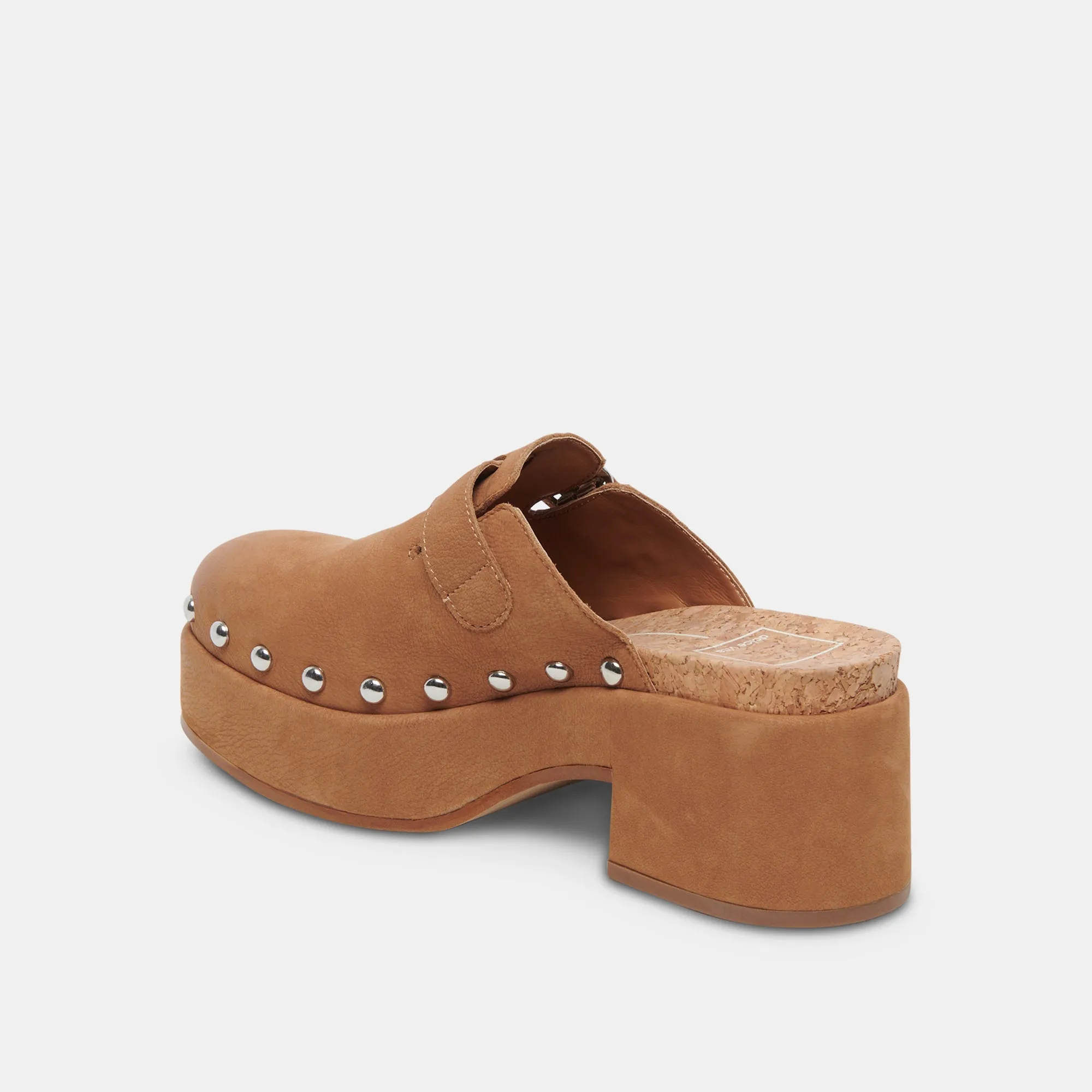 YEVAN CLOGS PRALINE NUBUCK - re:vita