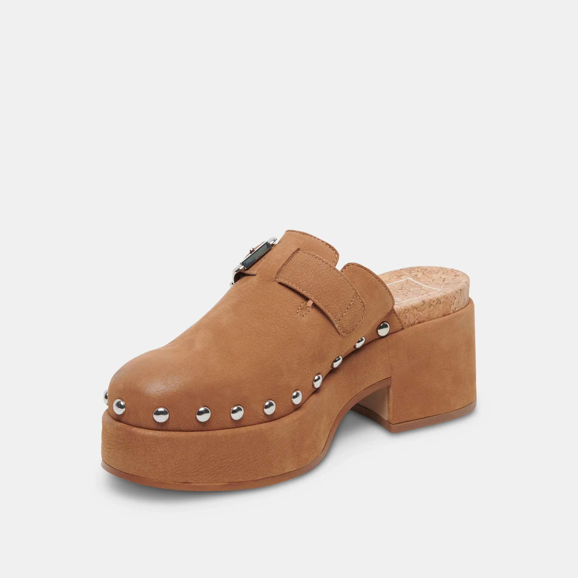 YEVAN CLOGS PRALINE NUBUCK - re:vita