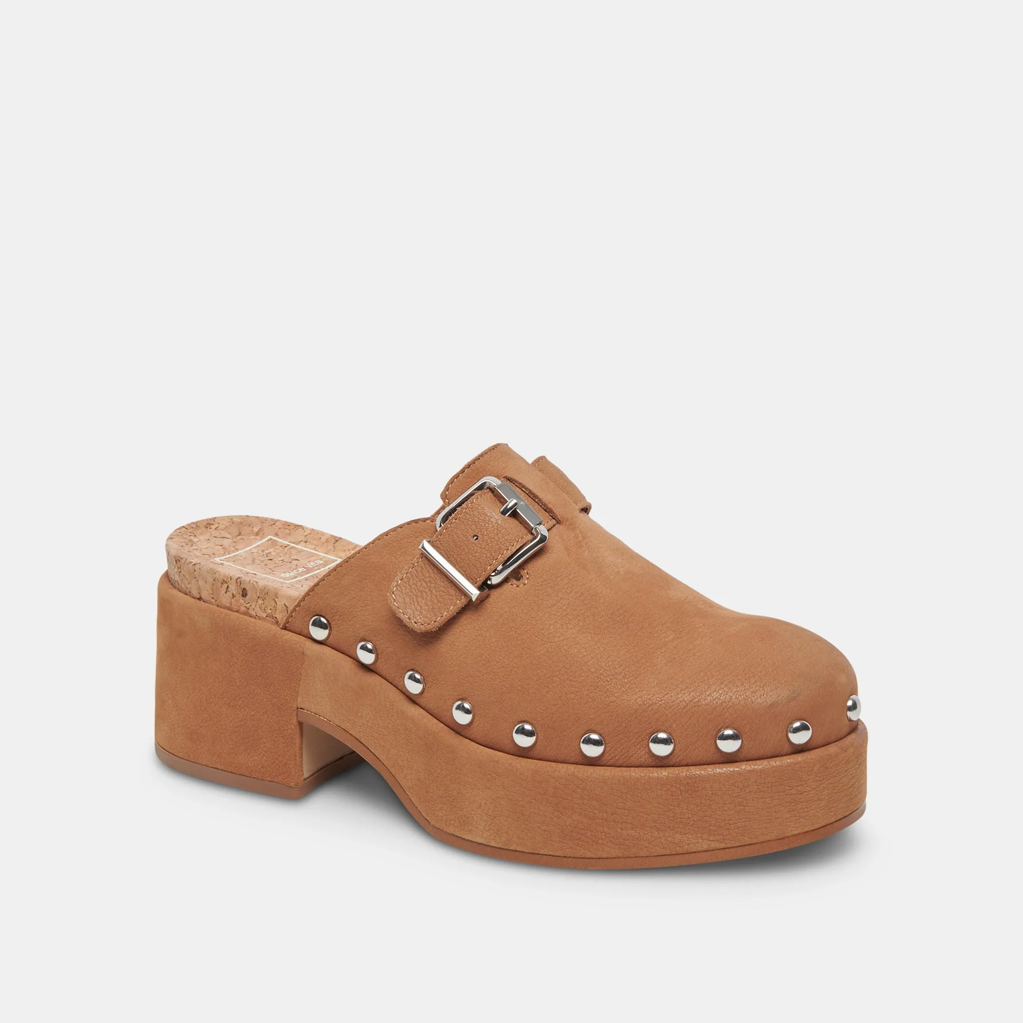 YEVAN CLOGS PRALINE NUBUCK - re:vita