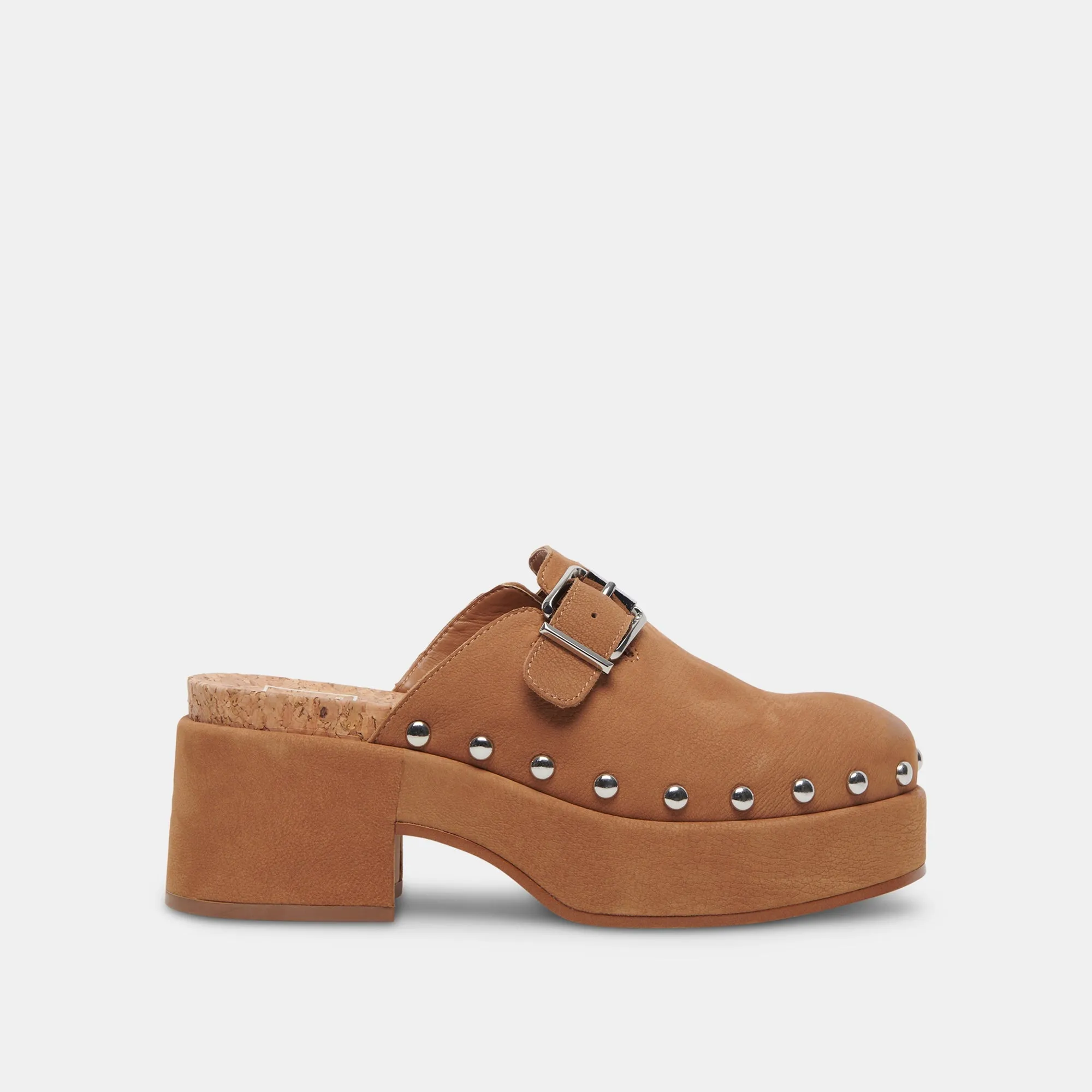 YEVAN CLOGS PRALINE NUBUCK - re:vita