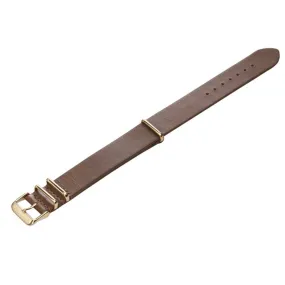 ZLB002BWG Zink Men's Genuine Leather Strap